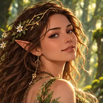 Fairy Elf illustrative style preview