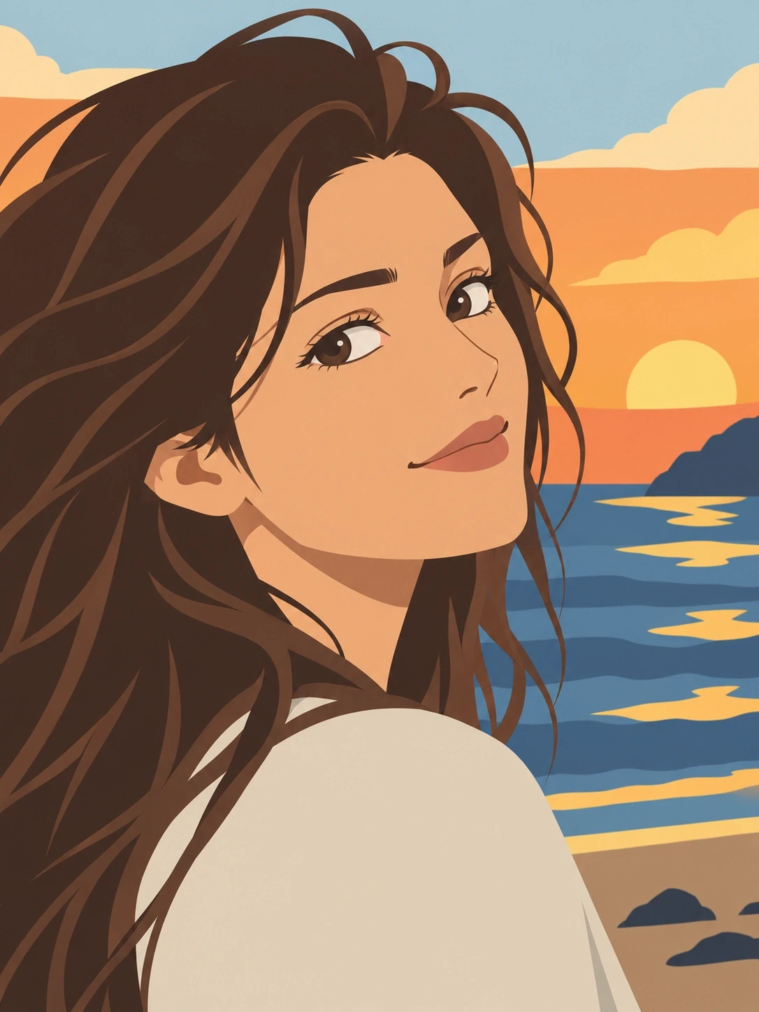 Flat Vector illustrative style preview