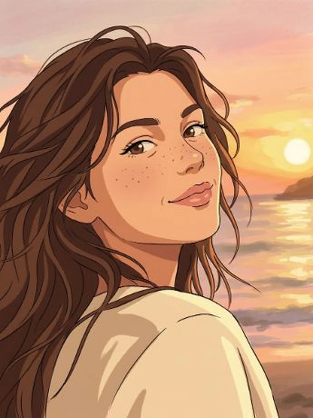 Ghibli illustrative style preview
