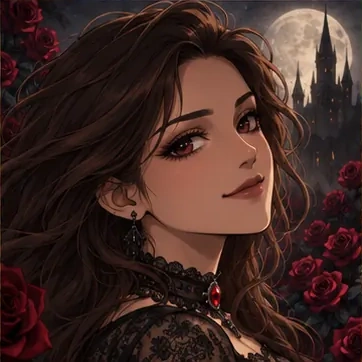 Gothic Anime illustrative style preview