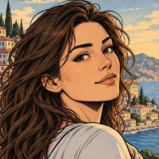 Graphic Novel illustrative style preview