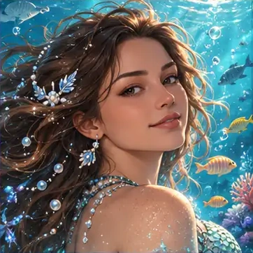 Mermaid illustrative style preview