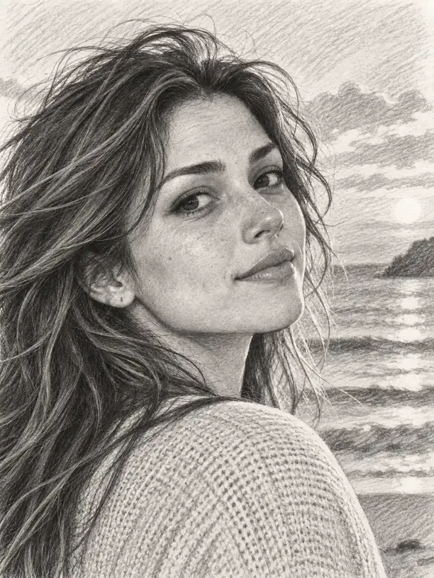 Pencil Sketch illustrative style preview
