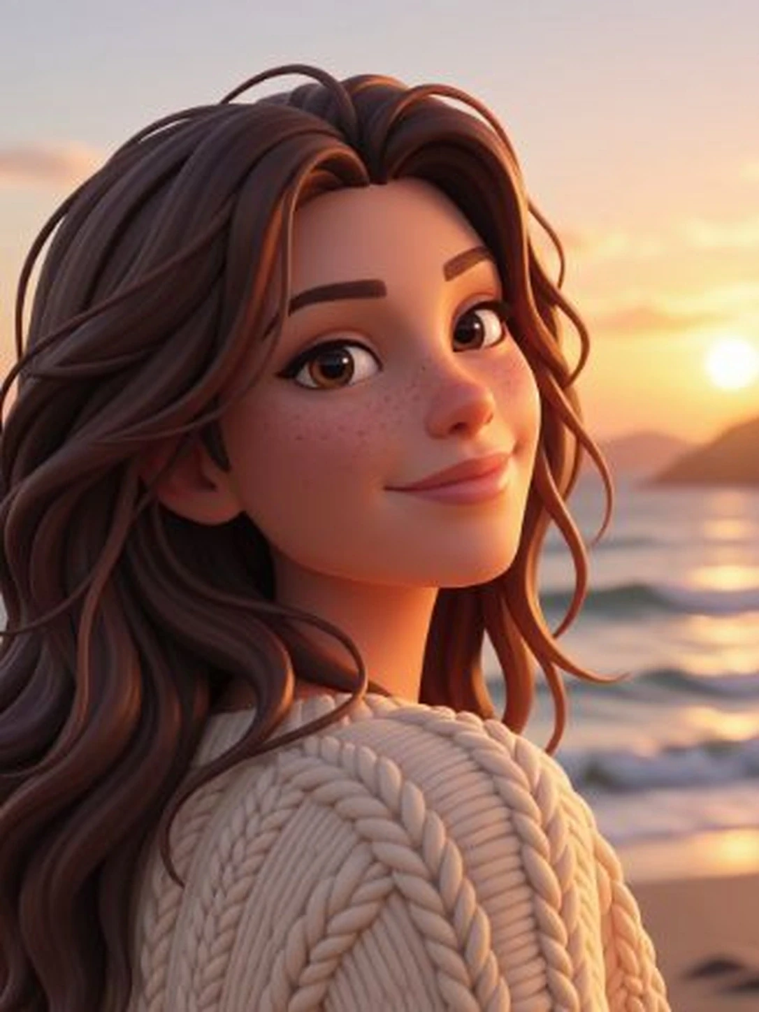 Pixar illustrative style preview
