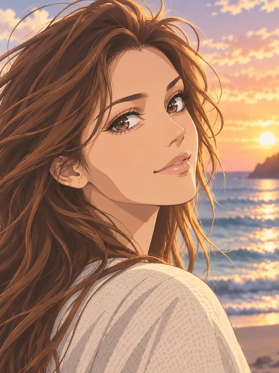 Shoujo illustrative style preview