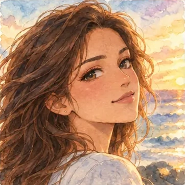 Watercolor Anime illustrative style preview