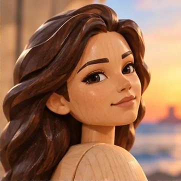 Wooden Toy illustrative style preview
